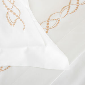slide 3 Pearls Embroidered Euro Sham