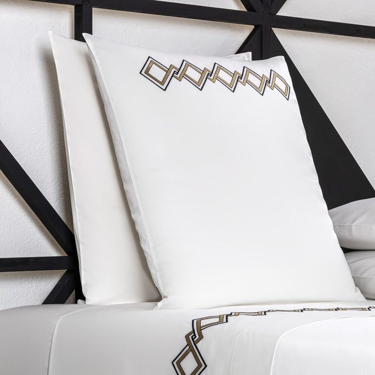 slide 2 Twist Embroidery Euro Pillowcase