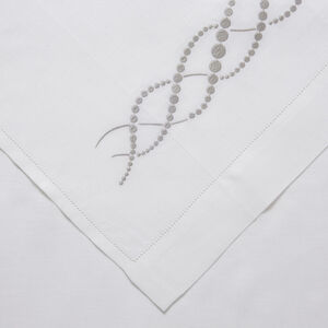 slide 2 Pearls Embroidered Guest Towel