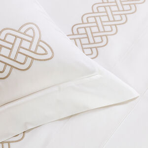 slide 3 Intreccio Embroidered Euro Sham