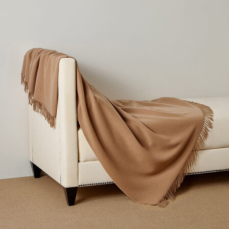 frette cashmere throw pure