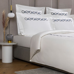 slide 2 Links Embroidered Duvet Cover