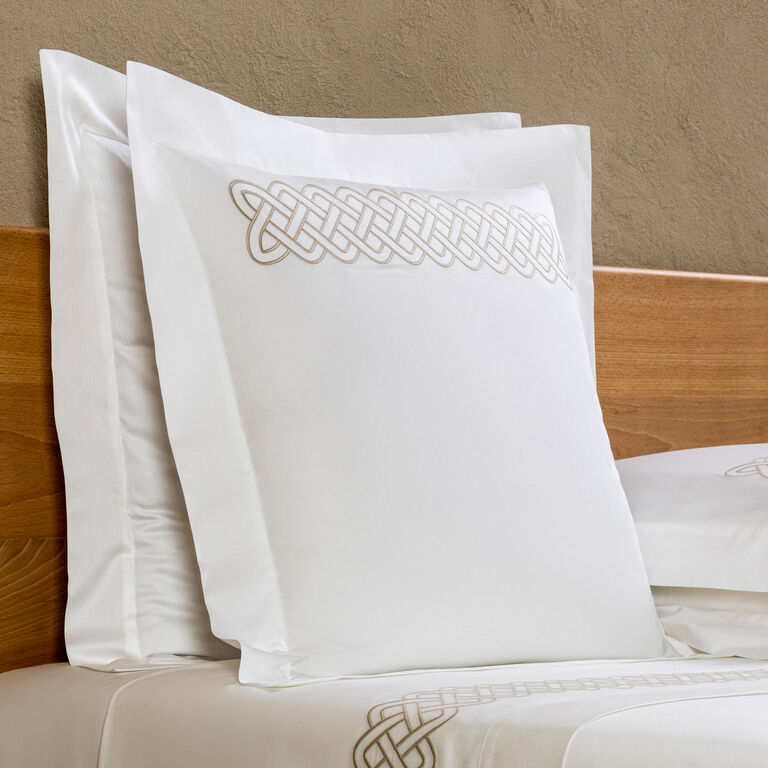 slide 2 Intreccio Embroidered Euro Sham