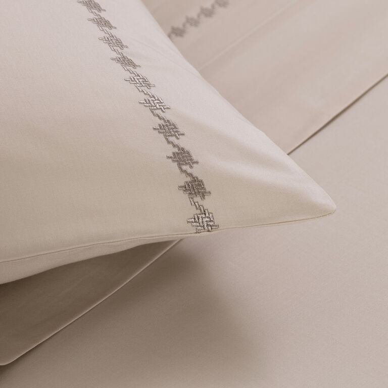 slide 3 Houndstooth Embroidered Completo letto