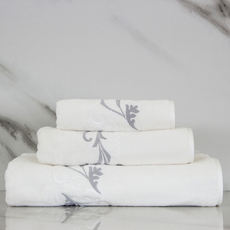 Tracery Embroidered Hand Towel Frette