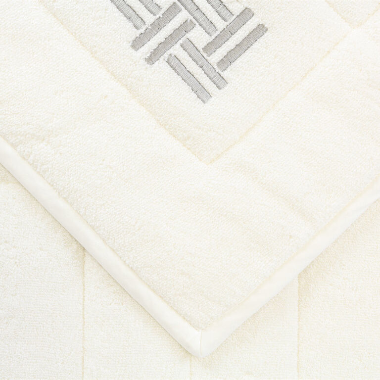 slide 2 Basket Weave Ricamo Tapis De Bain