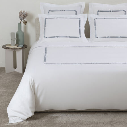 Frame Embroidery Duvet Cover Set