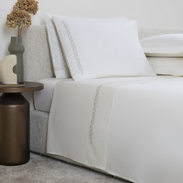 slide 1 Taormina Embroidered Sheet Set