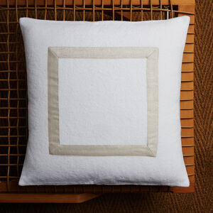 slide 2 Light terry and Linen Decorative Pillow