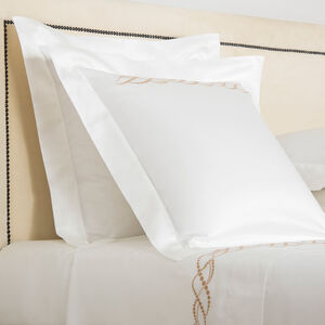 slide 2 Pearls Embroidered Euro Sham