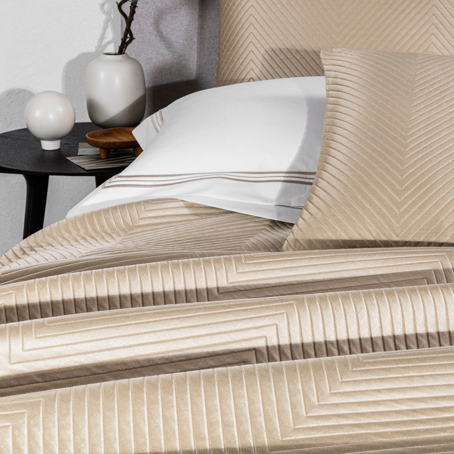 slide 4 Luxury Herringbone Bedspread