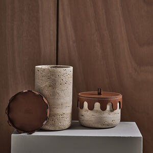 slide 5 Modernism Travertine-Gef&auml;&szlig; S