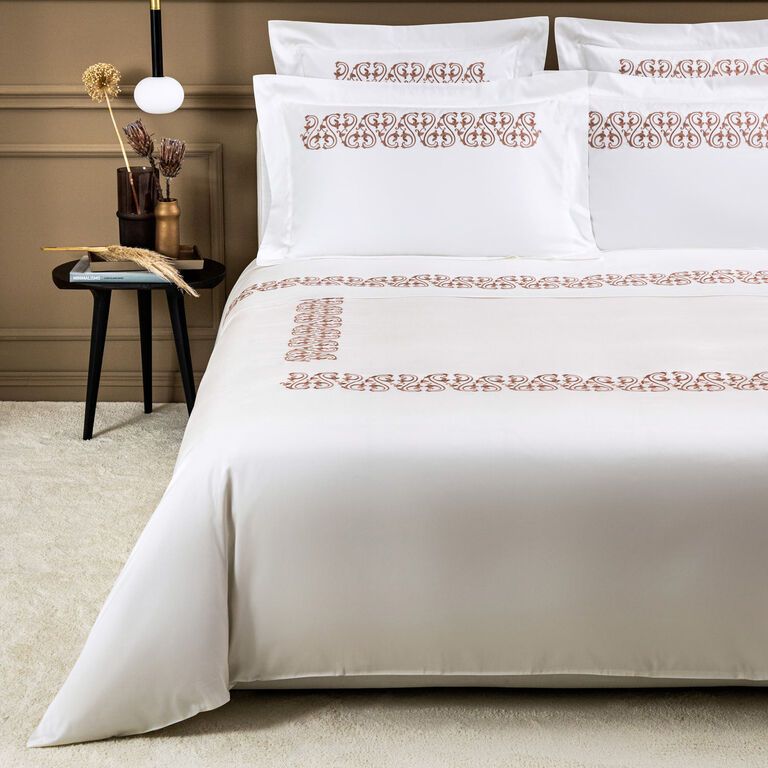 slide 1 Ornate Medallion Embroidered Duvet Cover