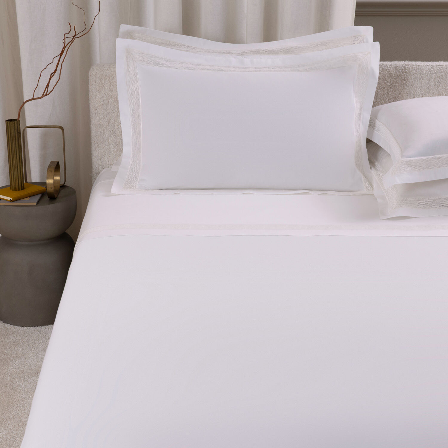 イタリア FRETTE フレッテ クッション　枕カバー 65X65 New Arrivals - Luxury Linens | Frette