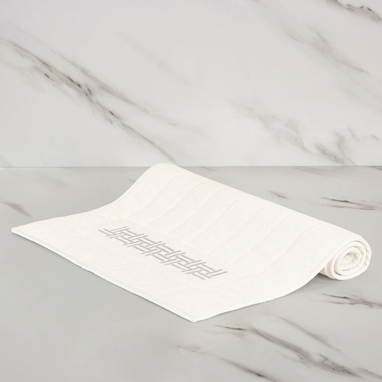 slide 1 Basket Weave Ricamo Tapis De Bain