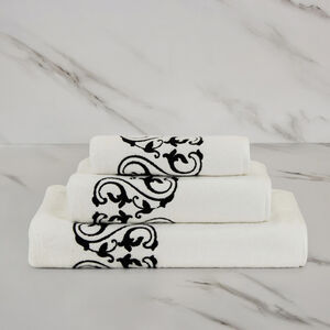 slide 2 Ornate Medallion Ricamo Telo Doccia