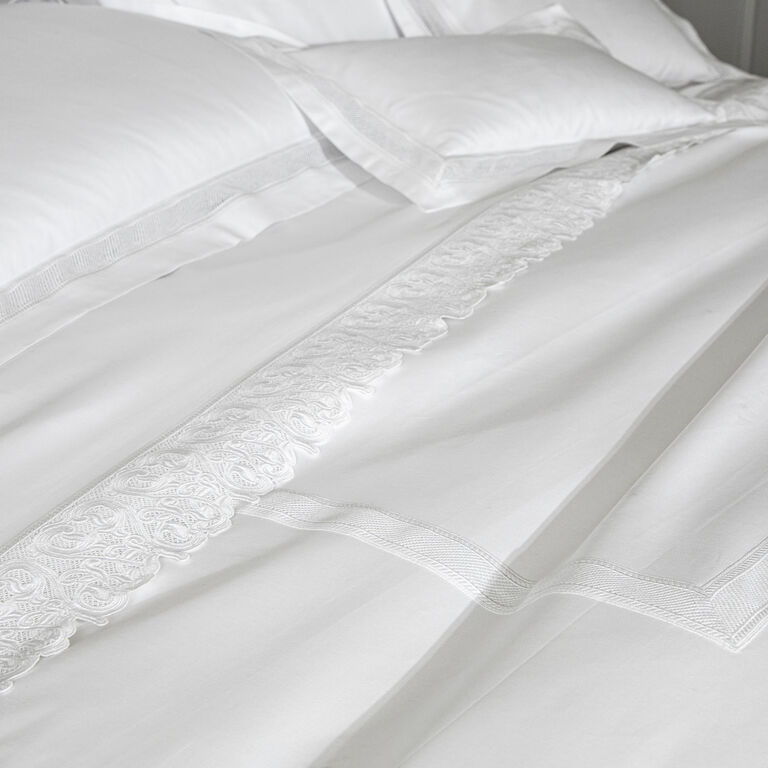 slide 5 Ornate Medallion Lace Euro Sham