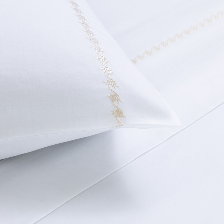 slide 3 Houndstooth Embroidered Completo letto
