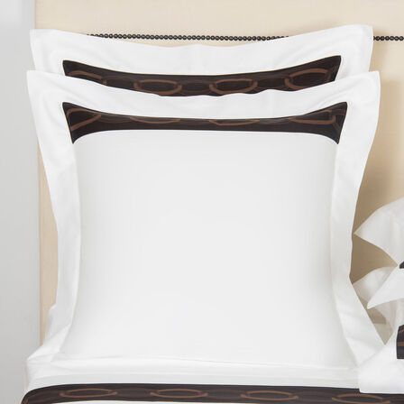 Chains Border Euro Sham