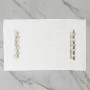 Basket Weave Embroidery Tappeto