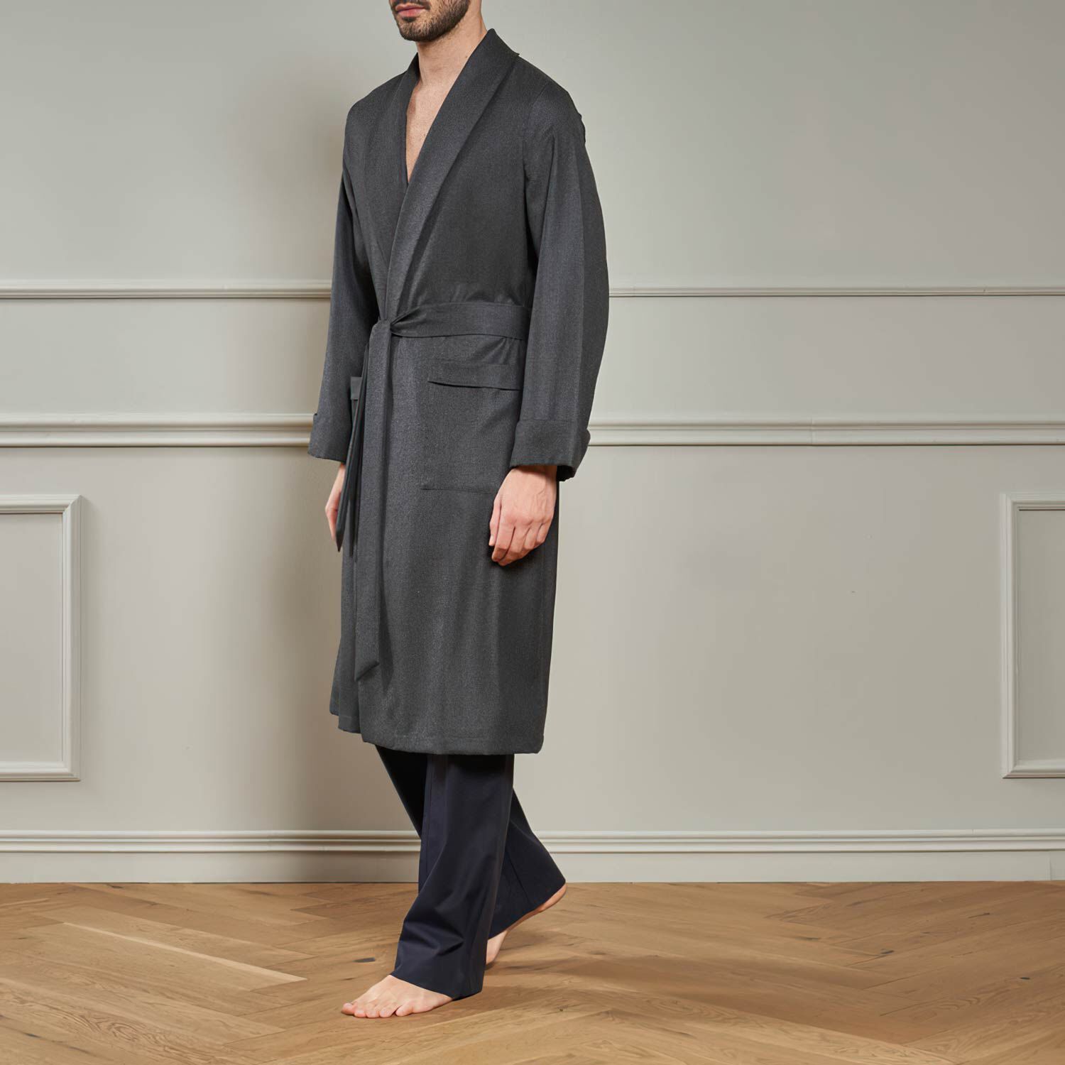 Cashmere sales robe mens