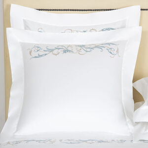 slide 1 Tracery Embroidered Euro Sham