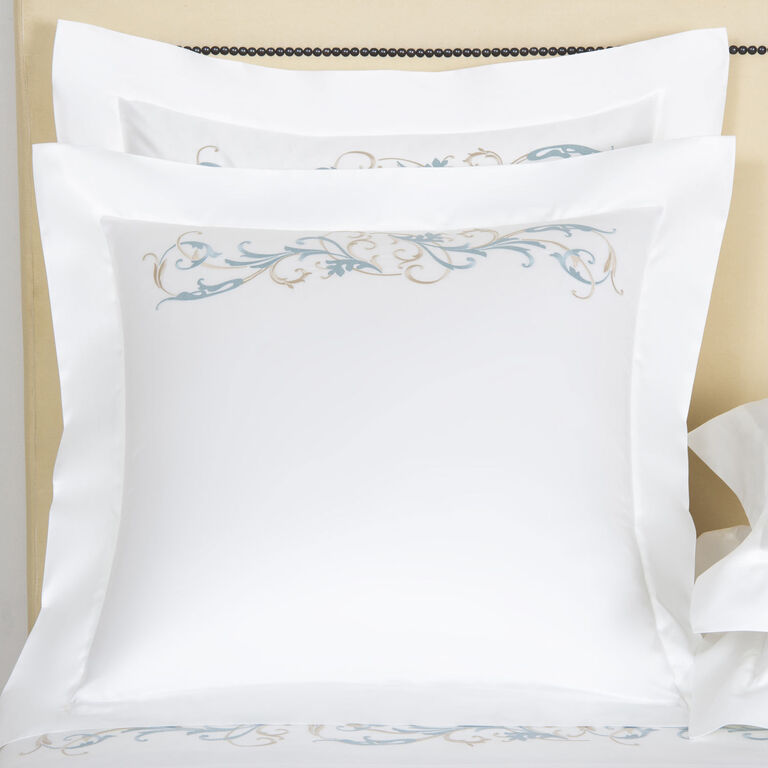 slide 1 Tracery Embroidered Euro Sham