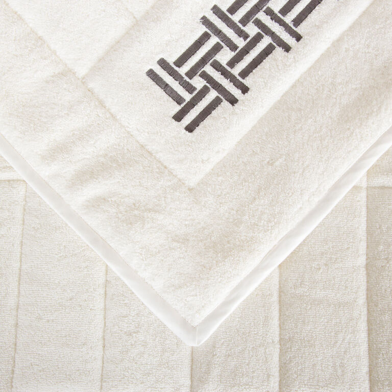 slide 2 Basket Weave Ricamo Tapis De Bain