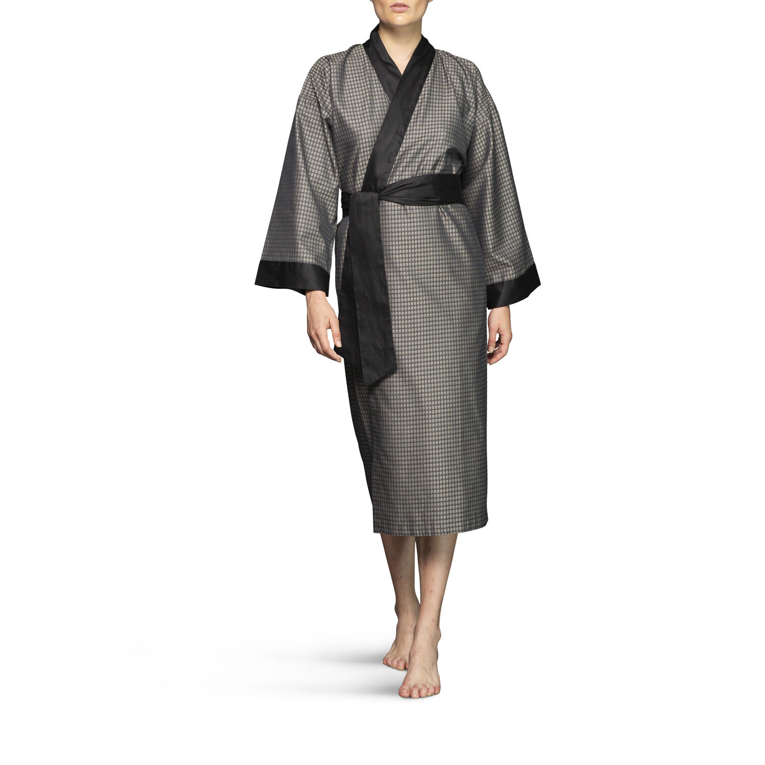 slide 1 Minight Kimono Robe