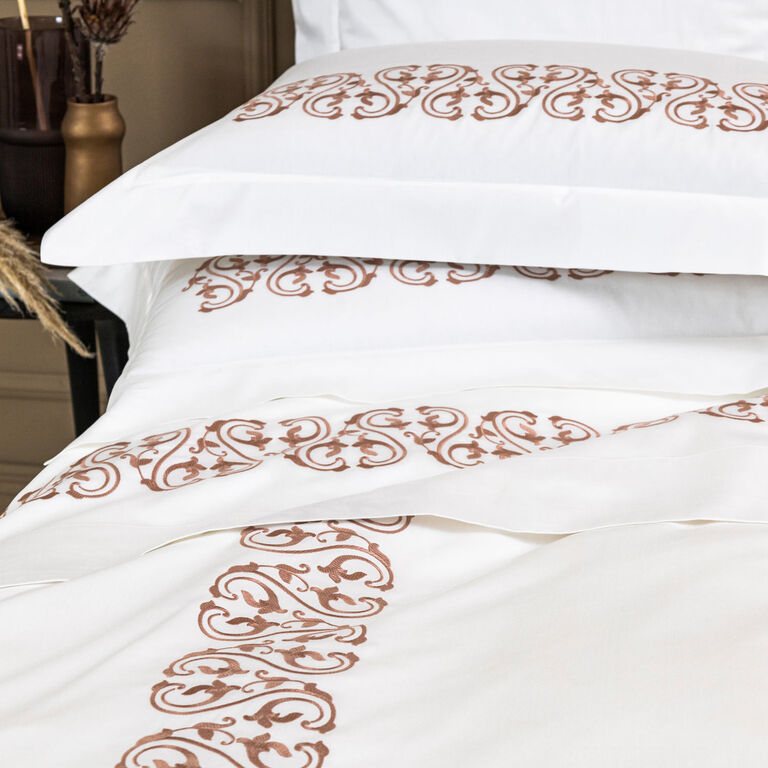 slide 5 Ornate Medallion Embroidered Duvet Cover