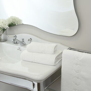 slide 3 Links Ricamo Serviette De Douche