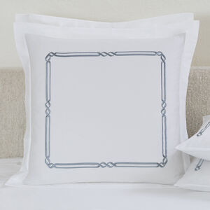 slide 1 Frame Embroidery Taie D'Oreiller Carr&Atilde;&copy;e