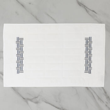 Basket Weave Embroidery Tappeto