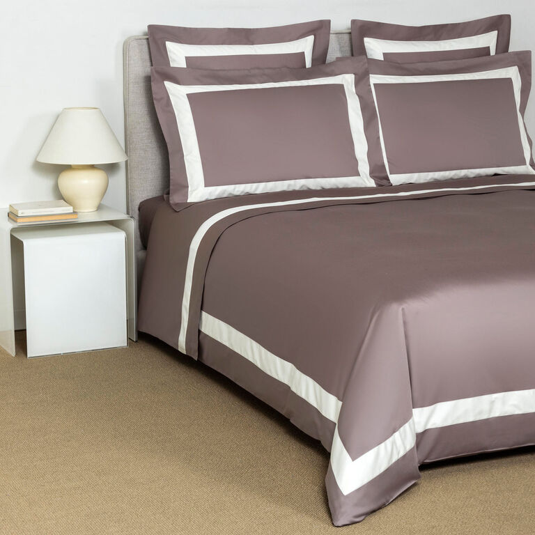 slide 4 New Horizon Sheet Set Taupe Ivory