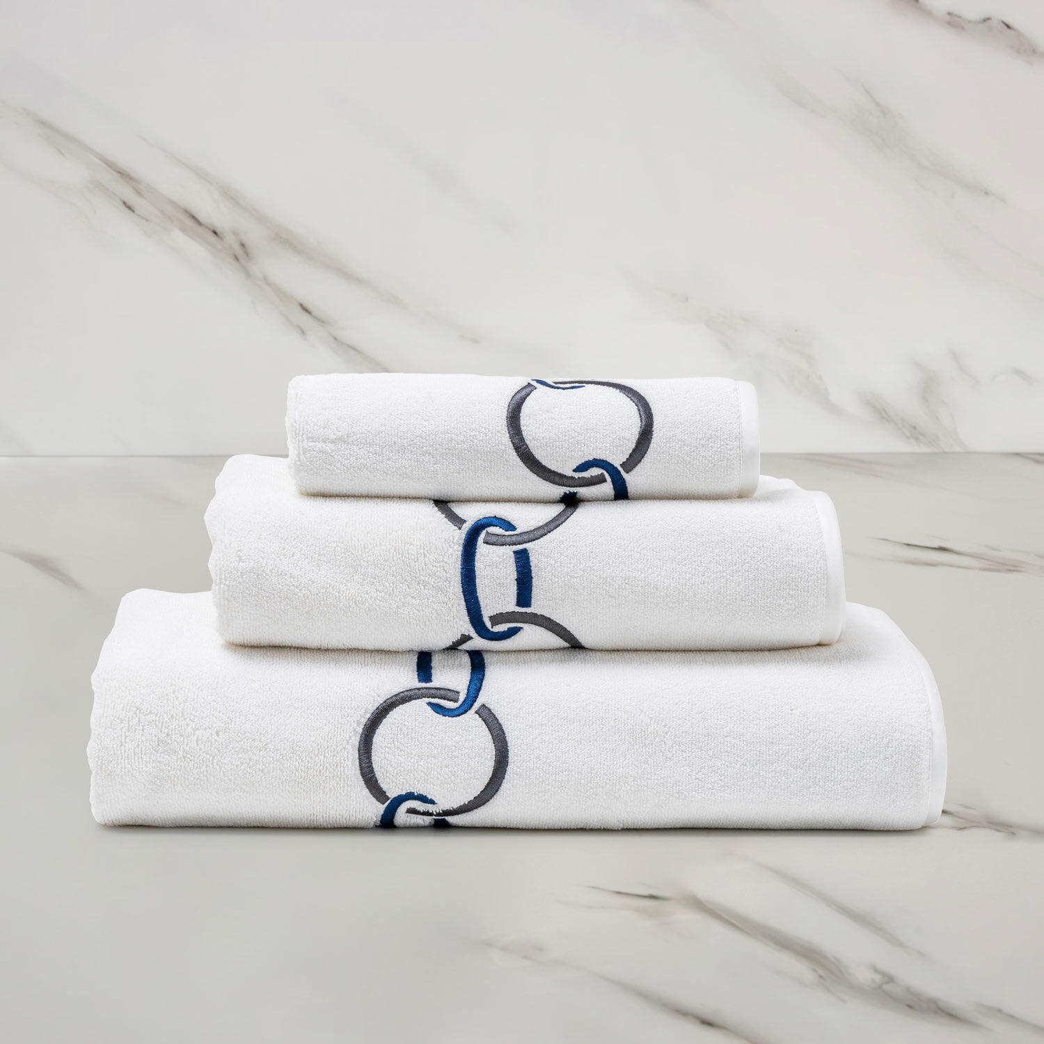 Links Embroidered Bath Sheet
