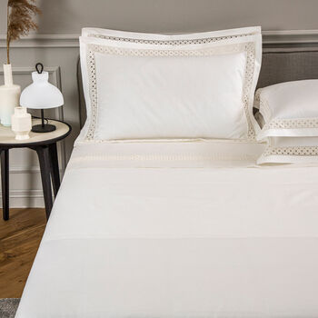 Lozenge Pizzo Completo Letto