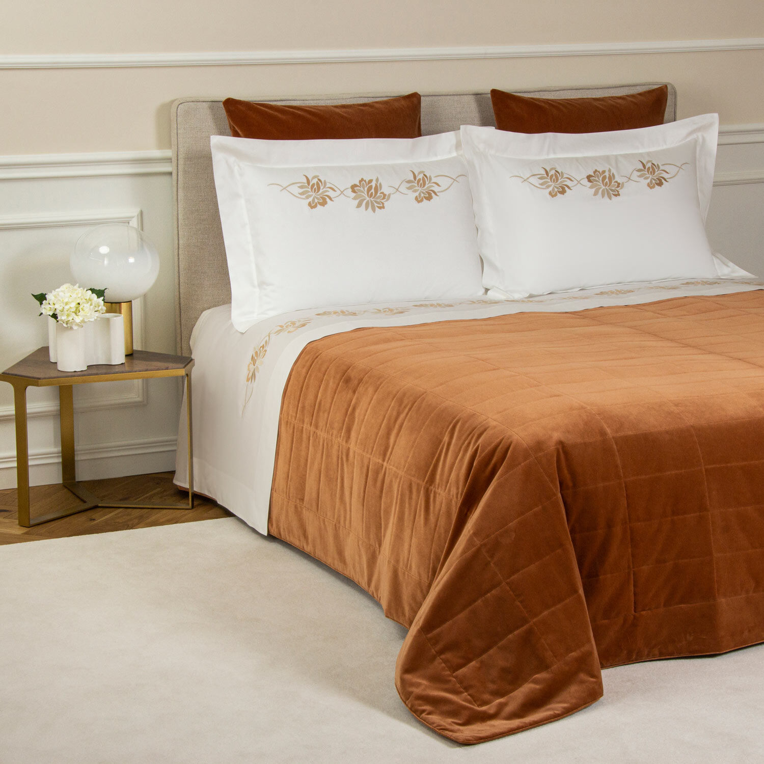slide 5 Luxury Cashmere Velvet Decorative Pillow