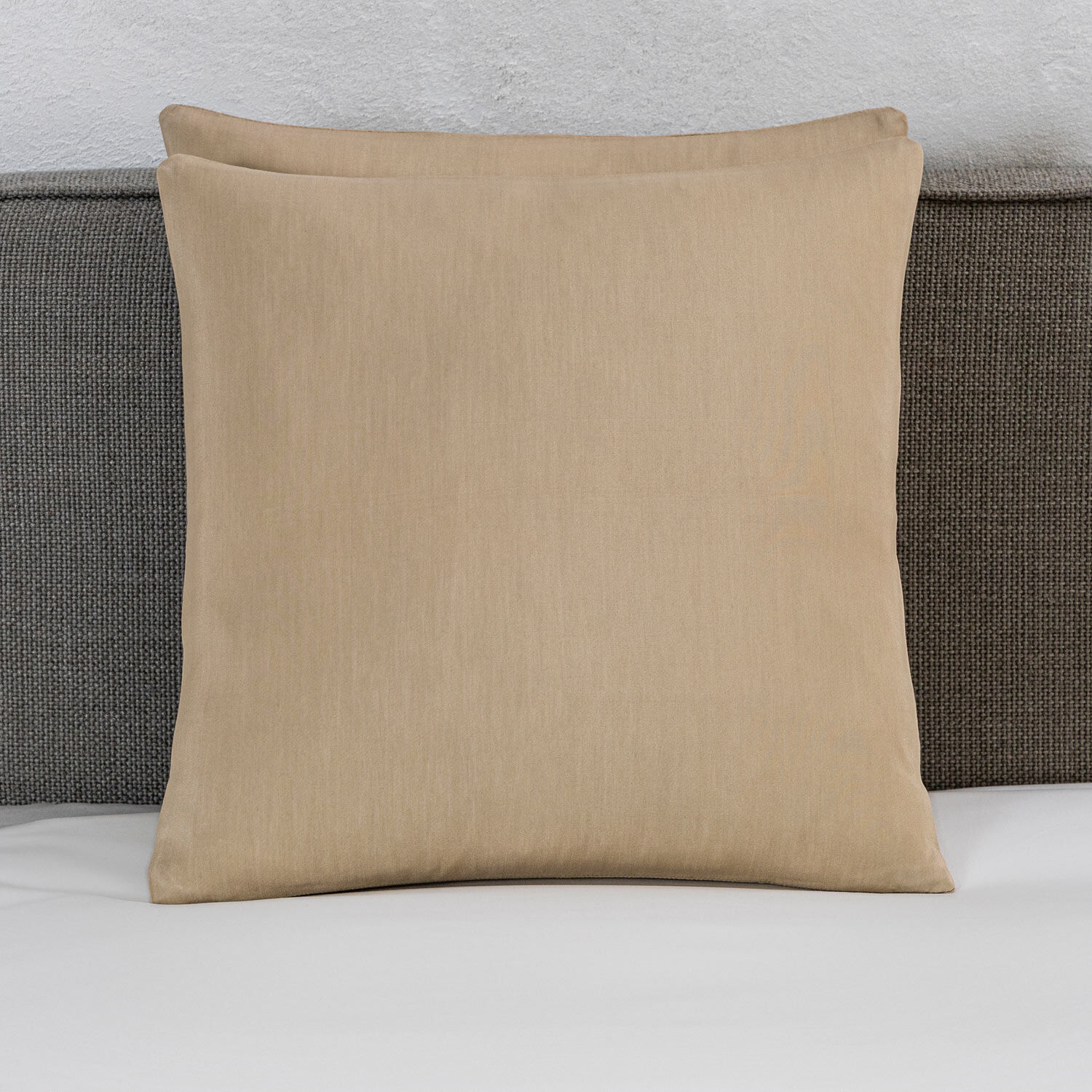 slide 2 Luxury Passepartout Decorative Pillow - Beige - One Size