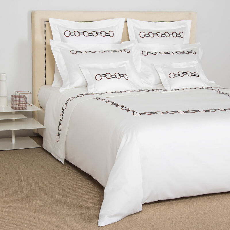 Links Embroidered Duvet Cover Set Frette