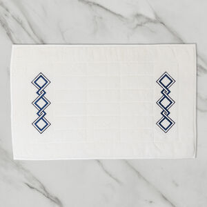 slide 2 Twist Embroidery Bath Mat