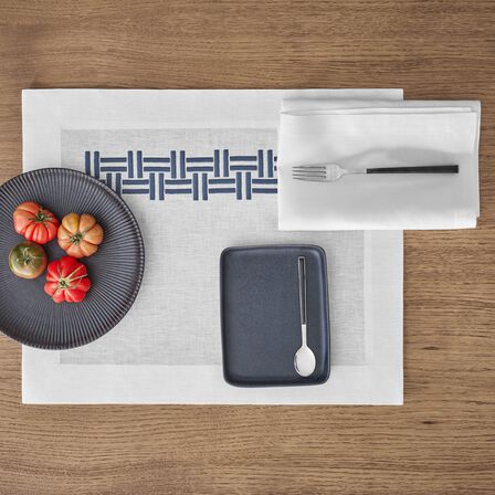 Basket Weave Set aus Tischset und Servietten