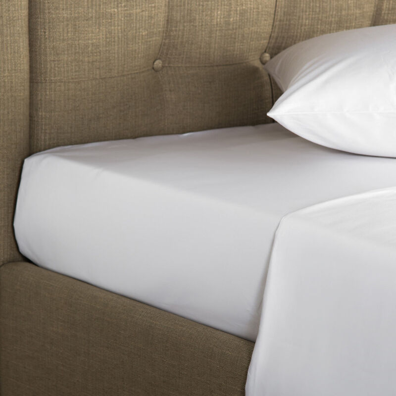 Cotton Sateen Fitted Bottom Sheet Frette