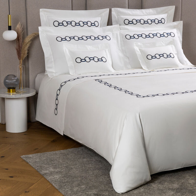 slide 4 Links Embroidered Duvet Cover