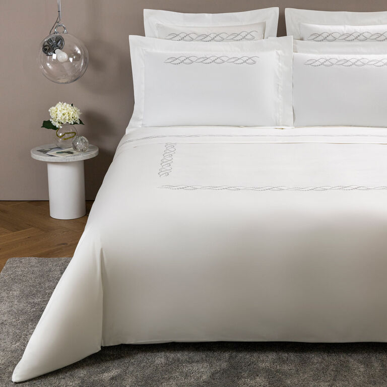 slide 1 Pearls Embroidered Duvet Cover Set