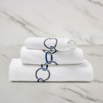 Links Embroidered Guest Towel image
