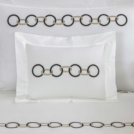 Links Embroidered Boudoir Sham