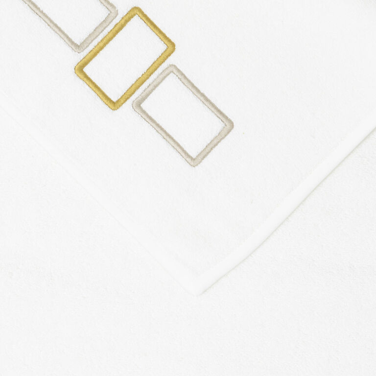 slide 5 Bold Bicolor Embroidery Asciugamano