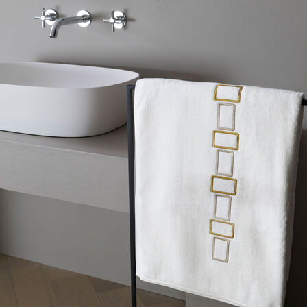 Telo doccia Bold Bicolor Embroidery Telo Doccia