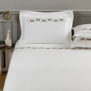 slide 2 Links Embroidered Pure Linens Completo Letto