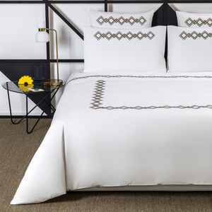 slide 1 Twist Embroidery Duvet Cover Set